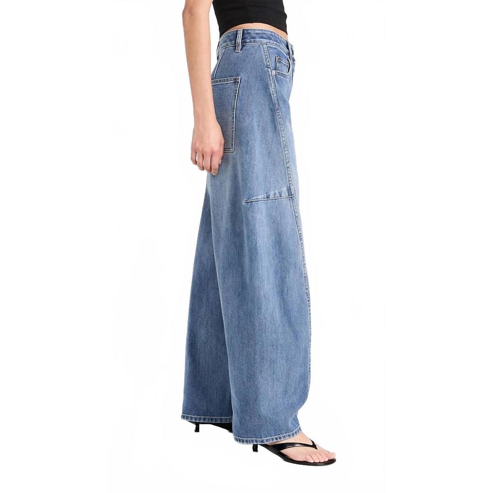 NEW TIBI sid jean in classic blue - Picture 2 of 3